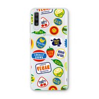 Fruitsticker: Samsung Galaxy A70 Transparant Hoesje