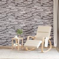 VidaXL Wandpanelen 10 st 3d 100x50 cm eps lichtgrijs