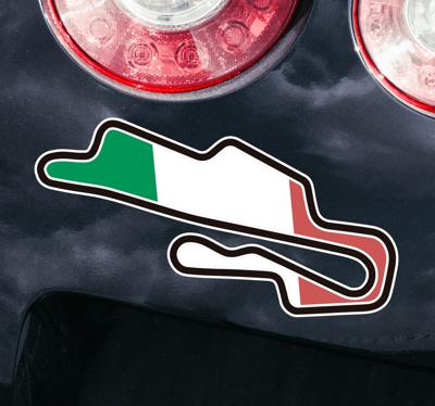 Mugello circuit autosticker