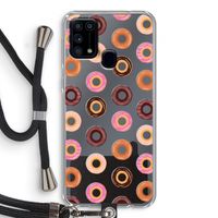 Donuts: Samsung Galaxy M31 Transparant Hoesje met koord