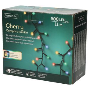 Cherry LED twinkelende buitenverlichting kleur 500 lampjes - Lichtsnoeren