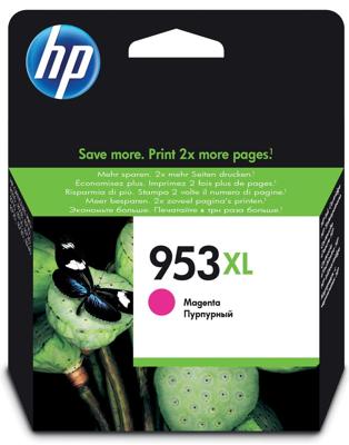 HP inktcartridge 953XL, 1.450 pagina&apos;s, OEM F6U17AE, magenta