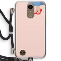 High heels: LG K10 (2017) Transparant Hoesje met koord