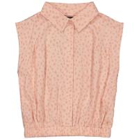 LEVV Meisjes blouse - Kerry - AOP roze stippen - thumbnail