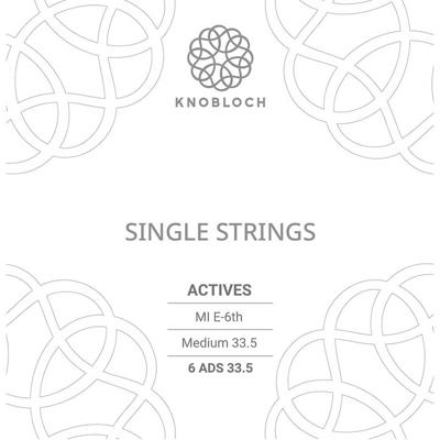 Knobloch 6ADS33.5 Double Silver Losse Verzilverde E6-Snaar - Normale Spanning