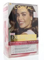 Loreal Excellence 5 lichtbruin (1 Set)