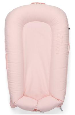 DockAtot Sleepyhead Deluxe+ Pink Blossom Roze Chambray 2023 - babynestje - ademend materiaal - 0 tot 8 maanden