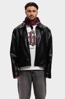 Label Garment V Leather Jacket Zwart - Maat L - Kleur: Zwart | Soccerfanshop