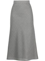 Thom Browne jupe Fresco mi-longue - Gris