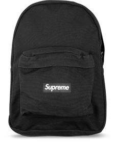 Supreme sac à dos en toile à logo - Noir