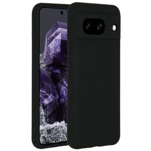 Accezz Liquid Silicone Backcover Google Pixel 8 Telefoonhoesje Zwart