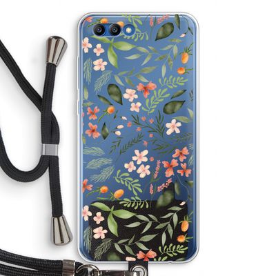 Sweet little flowers: Honor 10 Transparant Hoesje met koord