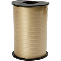 Creativ Company Cadeaulint, b: 10 mm, matt, goud, 250 m/ 1 rol