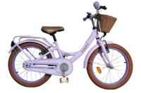 Volare ashley kinderfiets - meisjes - 14 inch - lila - twee handremmen