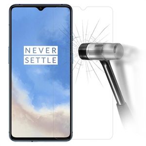 OnePlus 7T Screenprotector van Gehard Glas - 9H, 0.3mm - Doorzichtig