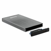 Externe BehuizingTooQ TQE-2527G 2,5" SATA USB 3.0 Grijs Zwart/Gris 2,5"