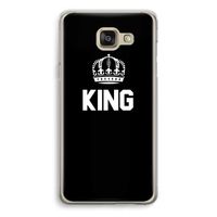 King zwart: Samsung Galaxy A5 (2016) Transparant Hoesje