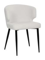 Artistiq Eetkamerstoel 'Dam' Teddy, kleur Wit