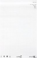 Legamaster flipchartpapier Sketch ECO, ft 98 x 65 cm, geruit, 20 vel, pak van 5 stuks