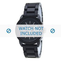 Diesel horlogeband DZ5263 Kunststof / Plastic Zwart 20mm - thumbnail