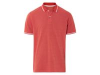 LIVERGY Heren poloshirt (Oranje, L)