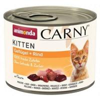 ANIMONDA Carny Kitten Poultry Beef - nat kattenvoer - 200 g