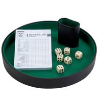 Pokerpiste dobbelset compleet - 26 cm