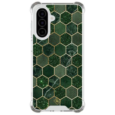 Samsung Galaxy A26 shockproof hoesje - Kubus groen