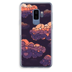 Patroon Wolken: Samsung Galaxy S9 Plus Transparant Hoesje