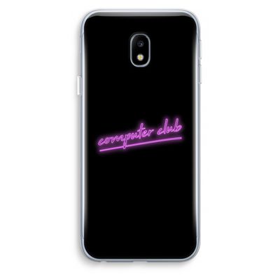 Vice Black: Samsung Galaxy J3 (2017) Transparant Hoesje