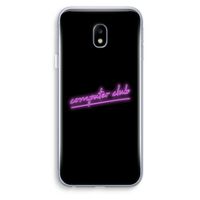 Vice Black: Samsung Galaxy J3 (2017) Transparant Hoesje
