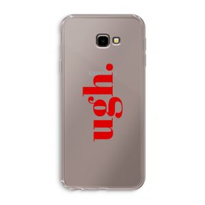 Ugh: Samsung Galaxy J4 Plus Transparant Hoesje