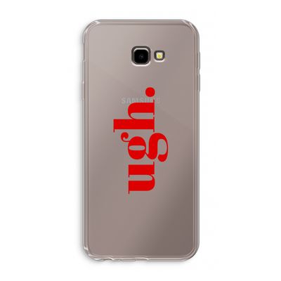 Ugh: Samsung Galaxy J4 Plus Transparant Hoesje