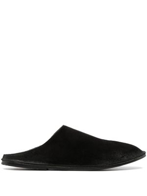 Marsèll claquettes en cuir de veau - Noir