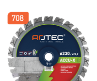 Rotec Diamantzaagblad 'Accu-X' | Ø350xØ20,0 - 708.3502