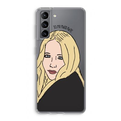 Mary Kate: Samsung Galaxy S21 Transparant Hoesje