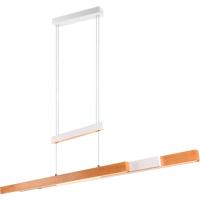 LED Hanglamp 45W - Aanpasbare Kleur - Rechthoekig Design - Mat Wit