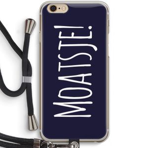 Moatsje!: iPhone 6 / 6S Transparant Hoesje met koord