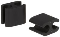 Elvedes kabelclips duo pvc 4,1 mm + 5,0 mm zwart (50 stuks)