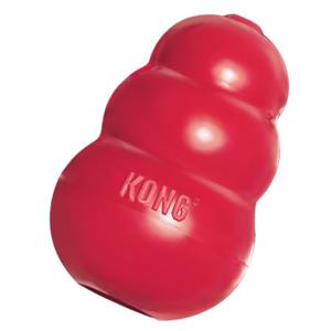 Kong classic rood (MEDIUM 5,5X5,5X9 CM)