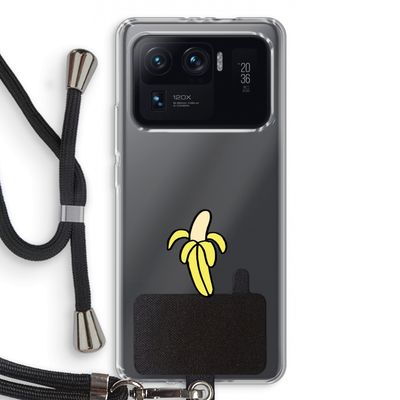 Banana: Xiaomi Mi 11 Ultra Transparant Hoesje met koord