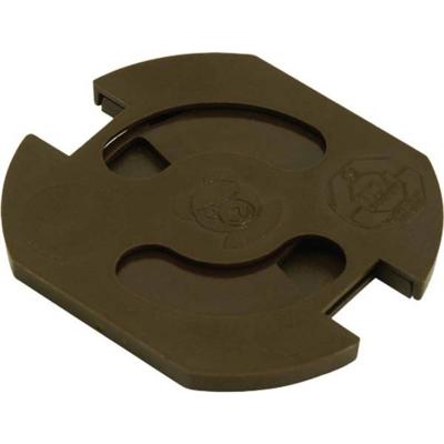 Bachmann 924011 924011 Stopcontactbeveiliger Bruin 1 set(s)