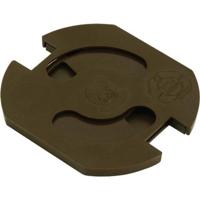Bachmann 924011 924011 Stopcontactbeveiliger Bruin 1 set(s)