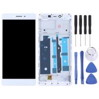 TFT materialen LCD-scherm en Digitizer met Frame voor tegenstander R7s(White)