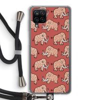 Mammoet: Samsung Galaxy A12 Transparant Hoesje met koord Mammoet: Samsung Galaxy A12 Transparant Hoesje met koord