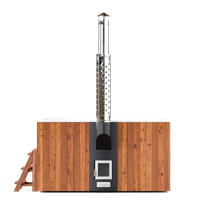 PolarSpa Elite Quattro houtgestookte hottub - 8 personen