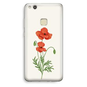 Red poppy: Huawei Ascend P10 Lite Transparant Hoesje