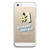 Victory Royale: iPhone 5 / 5S / SE Transparant Hoesje Victory Royale: iPhone 5 / 5S / SE Transparant Hoesje