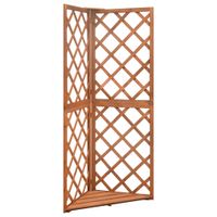 VidaXL Latwerk hoekmodel 50x50x145 cm massief vurenhout