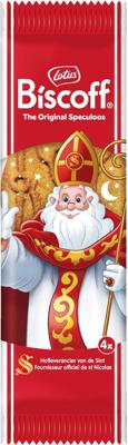 Lotus speculaaskoekjes, Sinterklaas, 14 cm, pakje van 4